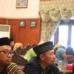 Para kepala madrasah saat audiemsi dengan Wali Kota Malang Sutiaji di ruang sidang Balai Kota Malang, Rabu (10/10). 