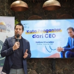 Group Managing Director and CEO Bitsmedia, Nafees Khundker, saat peluncuran kampanye Ramadan 