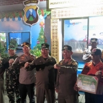 Salah satu Pos Pengamanan Nataru di Kabupaten Madiun.