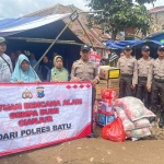 Bantuan yang terkirim oleh Polres Batu kepada warga terdampak gempa di Cianjur, Jawa Barat, Jumat (25/11/2022)