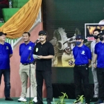 Wali Kota Pasuruan, Saifullah Yusuf atau yang akrab disapa Gus Ipul, saat membuka Lomba Drumband tingkat TK dan SD di GOR Untung Suropati.