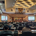 Suasana Rapat Paripurna di DPRD Tuban.