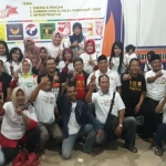 Para petinggi partai dan relawan Capres-Cawapres Jokowi-Ma