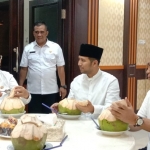 Wakil Gubernur Jatim Emil Dardak dan Bupati Situbondo Dadang Wigiarto, serta Wakil Bupati Situbondo, Yoyok Mulyadi.
