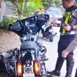 Kendaraan Motor Harley Davidson milik Renville Antonio Bendum Demorkrat. Foto: Dokumentasi Polres Situbondo