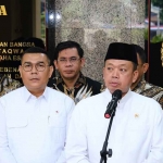 Konferensi pers yang digelar Kementerian ATR/BPN.