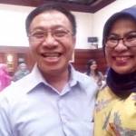 Pj Wali Kota Surabaya, Nurwiyatno dan istri.