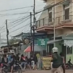 Tangkap layar video tawuran di Kecamatan Brondong Lamongan