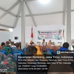 Suasana penyerahan sertifikat PTSL di Balai Desa Pekoren. Foto: Ist.