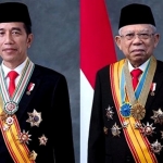 Presiden RI Joko Widodo dan Wakil Presiden KH. Ma