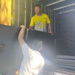 Pemindahan matras dan borgol dari Ditjenpas ke Rutan Bangil.