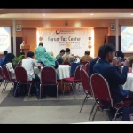 DISKUSI PAJAK: Suasana Forum Tax Center yang digelar di Kantor Kanwil DJP Jatim II, Selasa (18/12). Foto: ist