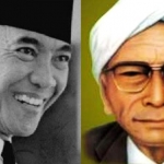 Soekarno (Bung Karno) dan KH Abdul Wahab Hasbullah. foto: istimewa