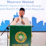 Menteri ATR/BPN saat memberi sambutan.