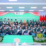 Penandatanganan kerja sama antara Pemprov Jatim dan Universitas KH Abdul Chalim Pacet Mojokerto yang digelar pada Kamis (9/4/2026).