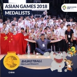 China berhasil memboyong 2 medali emac cabor basket putra dan putri pada Asian Games 2018.