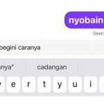 Tangkapan layar uji coba tulisan tebal. Foto: Detik.com