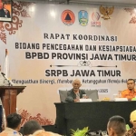 Kalaksa BPBD Jatim saat memberi sambutan.