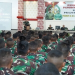 Suasana kunjungan kerja yang dilakukan Pangdivif 2/Kostrad, Mayjen TNI Syafrial.