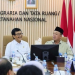 Menteri ATR/BPN saat pertemuan dengan anggota BPK.