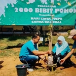 Penanaman pohon yang dilakukan Medco Energi dan DLH Sumenep.