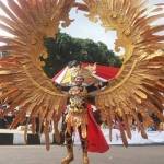 Garuda menjadi defile pembuka JFC-15 Minggu (28/8). JFC tahun ini mengambil tema Revival, Kabangkitan Indonesia untuk Dunia.