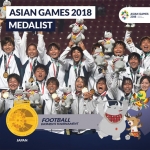 Timnas Jepang sukses menggondol emas cabor sepak bola putri pada Asian Games 2018. 