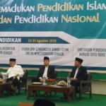 Seminar Nasional bertema "Memadukan Pendidikan Islam dan Pendidikan Nasional" yang digelar Pesantren Tebuireng dalam rangka memperingati "120 Tahun Pesantren Tebuireng" di Gedung KHM Yusuf Hasyim Pesantren Tebuireng Jombang, Jawa Timur, Jumat (23/8/2019).