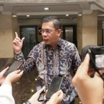 Kepala Biro Humas dan Protokol Kementerian ATR/BPN saat memberi keterangan ke awak media.