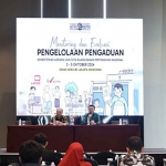 Monitoring dan evaluasi pengelolaan pengaduan yang digelar Biro Humas Kementerian ATR/BPN. 