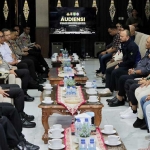 Audiensi Persebaya dan Arema di Mapolda Jatim.