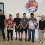 Korban saat berada di kantor kuasa hukum