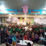 RGS Indonesia bersama ratusan relawan saat tasyakuran kemenangan Sambari-Qosim di Selecta, Kota Batu, tahun 2015 lalu. foto: ist.
