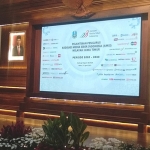 Pelantikan Pengurus AMSI Jatim Periode 2021-2023 di Gedung Negara Grahadi Surabaya, Rabu (21/4/2021).