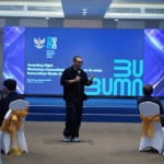 Staf Khusus Menteri BUMN, Arya Sinulingga saat menyampaikan materi. FOTO: ist.