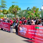 Gerakan Arek Suroboyo (GAS) menggelar deklarasi dukungan kepada Kepala Bappeko Eri Cahyadi untuk menjadi Wali Kota Surabaya, Minggu (23/8). foto: ist.