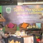 Bupati Pasuruan saat membuka acara temu pengusaha.