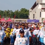 Kegiatan Senam Anak Indonesia Sehat di Pamekasan