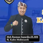 Pj Kades Moktesareh, Moh Rusman Supardjo.