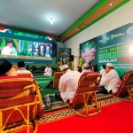 Acara Haul Muassisin (para pendiri) NU  dalam rangka Muktamar ke-34 NU di Lampung. Acara haul muassisin itu digelar di Pondok Pesantren Bahrul Ulum Tambak Beras Jombang, Kamis (27/11/2021). Foto: M Mas