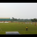 Pertandingan Liga 3 antara Blitar Poetra FC melawan Bumi Wali FC.

