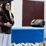 Kepala BPJS Kesehatan Cabang Madiun, Wahyu Dyah Puspitasari, saat memberi paparan.