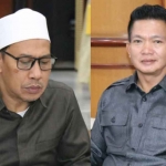 Kolasi foto kandidat Ketua DPD Golkar Gresik, Asroin dan Wongso Negoro.