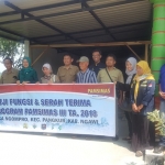 Penyerahan program Pamsimas di Desa Ngompro, Kecamatan Pangkur, Kabupaten Ngawi.