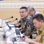 Wamen ATR/BPN saat mengikuti RDP dengan Komisi II DPR RI.