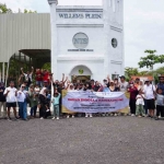 Peserta Raker yang terdiri dari wartawan dan karyawan HARIAN BANGSA dan BANGSAONLINE saat mengunjungi Studio Alam Gamplong di Sleman Yogyakrta. Foto: bangsaonline