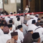 Ustadz Arifin Ilham saat menyampaikan ceramah Maulid Nabi Muhammad SAW di Masjid Namira.