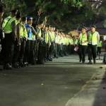 146 Anggota Polres yang disiapkan untuk pengamanan Pilkades Sampang. foto: rony suhartomo/BANGSAONLINE