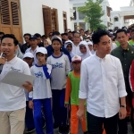 Wapres saat berada di Benteng Van Den Bosch, Ngawi.