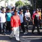 Plt Bupati Malang Sanusi turut hadir membaur bersama warga Turen.